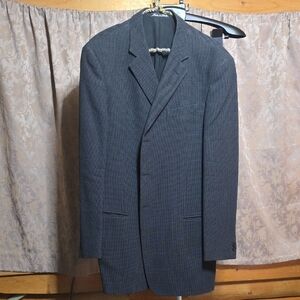 Armani Collezioni Men's Charcoal Herringbone Sport Coat